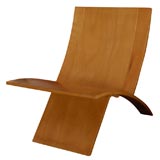 Jens Nielsen folding chair in laminated beechwood.