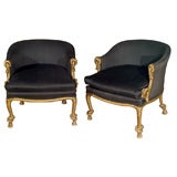 Pair Italian Vintage Chairs