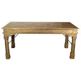 Anglo-Indian Brass Library Table
