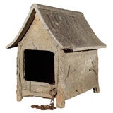 Faux Bois Dog House  "Niche pour chien"