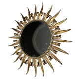 Brass Starburst Mirror