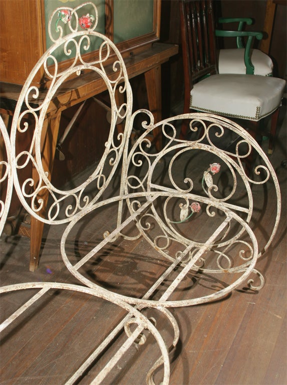 French Wrought Iron Settee 3