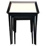 Set of Robsjohn-Gibbings Square Nesting Tables
