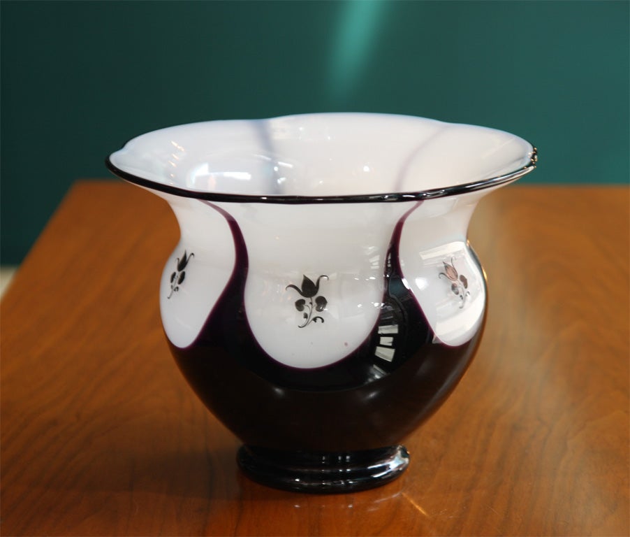 20th Century Glass Vase by Michael Powolny, Austrian 1920 For Sale