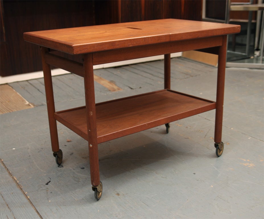 Danish Adjustable Serving Cart