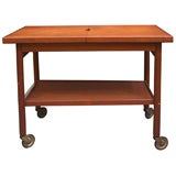 Danish Adjustable Serving Cart