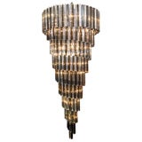 Monumental Murano Artglass Crystal Chandelier