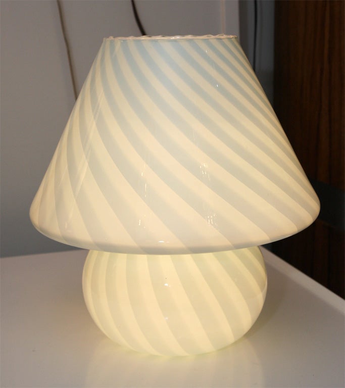 Blue Murano Artglass Lamp 2