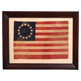 Betsy Ross Pattern Flag with 13 Stars