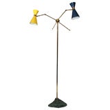 An Articulated Floor Lamp by Arteluce