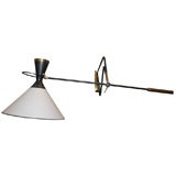 A 1950
s  French Articulated Wall Sconce by Guariche