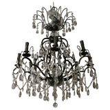 Chrystal & Iron Chandelier