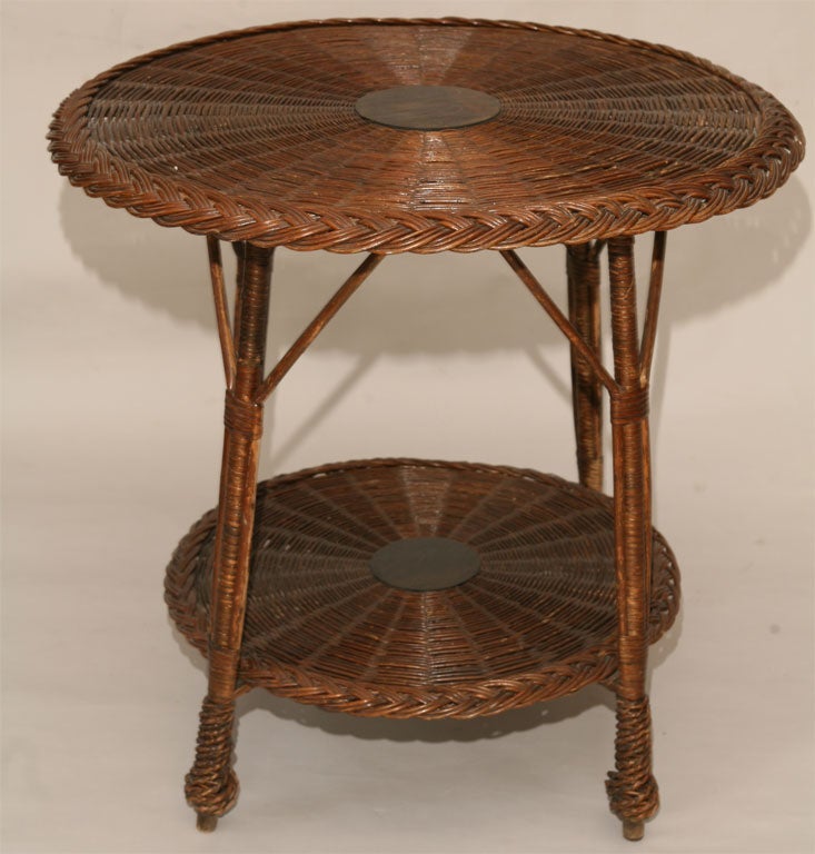 BAR HARBOR WICKER TABLE