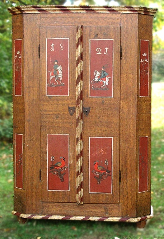 "Reiterschrank" Dated 1821