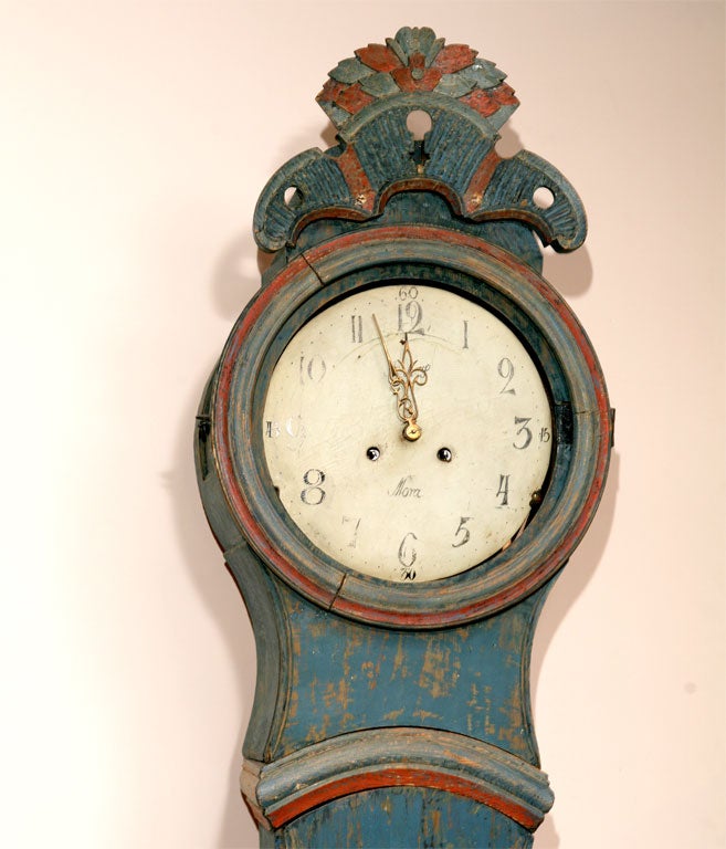 Iron Mora Clock in Original Paint