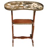 KIDNEY SHAPED END TABLE