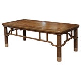 1950s Painted and Gilded Chinese Modern Coffee Table 1950s Painted and Gilded Chinese Modern Coffee Table