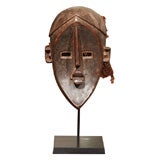 African Carved Wood Luwa Luwa Mask