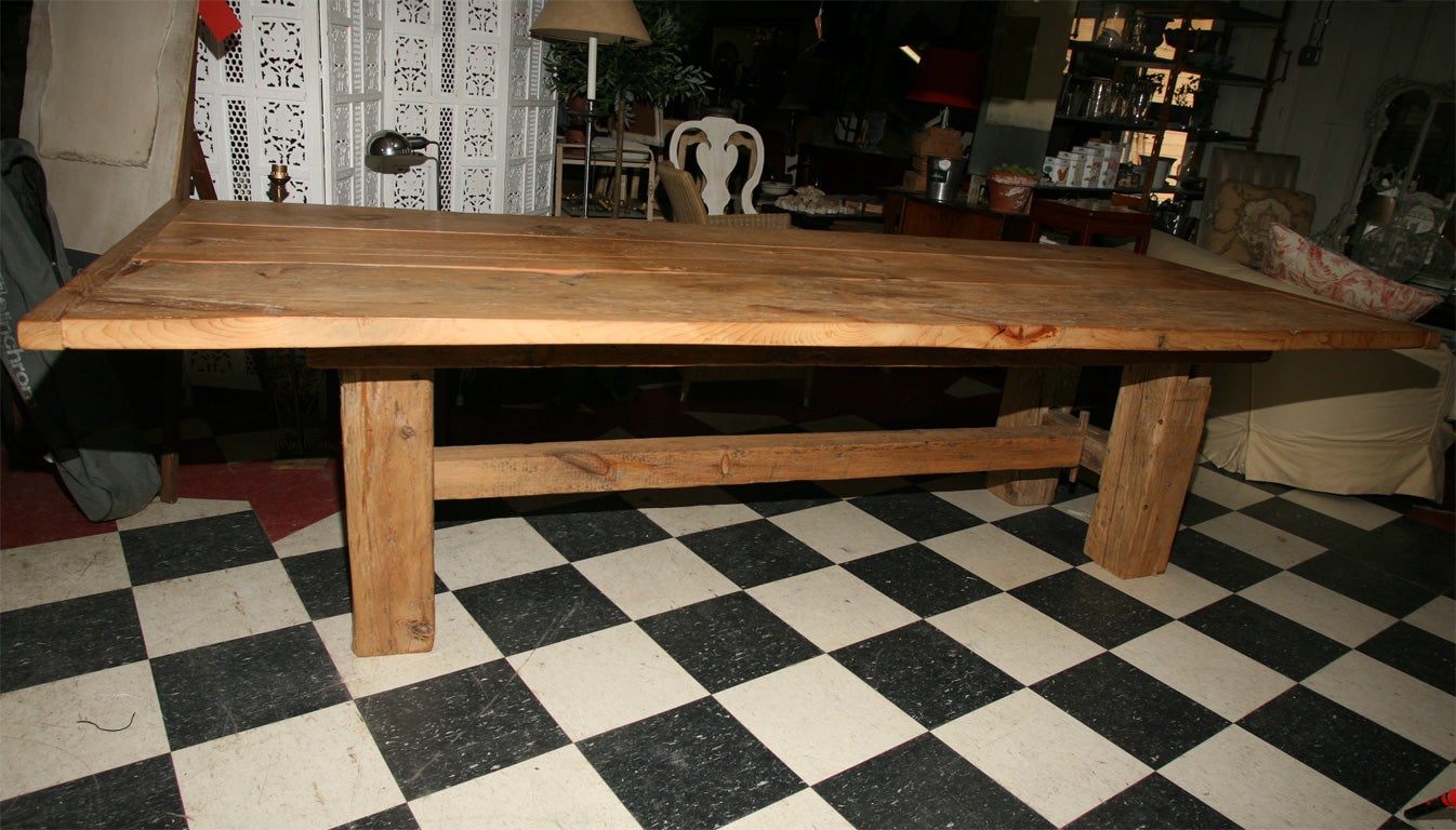 barn beam dining table