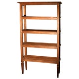 Louis XVI Style Oak Book Shelf