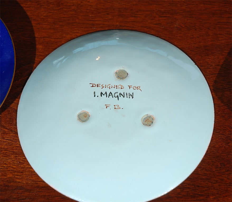 Franz Bergmann enamel plates on metal 5
