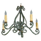 French Art Deco Charming Chandelier by Maison Bagues