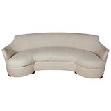 Vintage curved sofa
