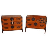 Pair of Tansu cabinets