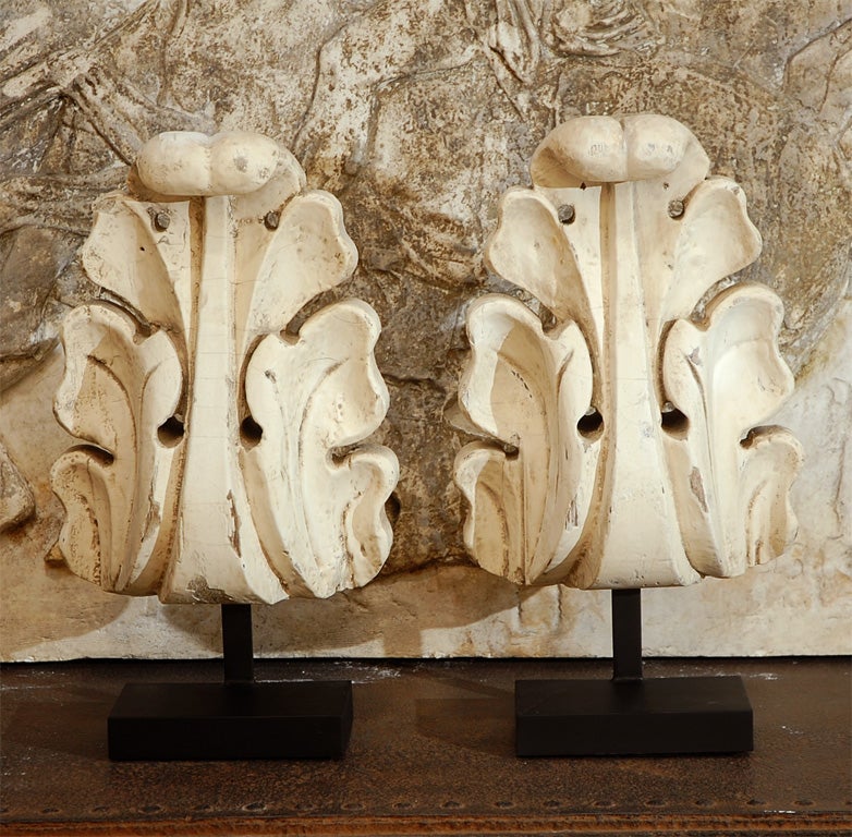 Pair of Vintage Cornices