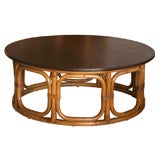 Large Rattan Cocktail Table