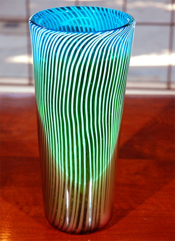 Large murano glass vase