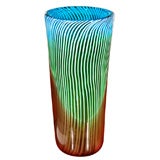 Large murano glass vase
