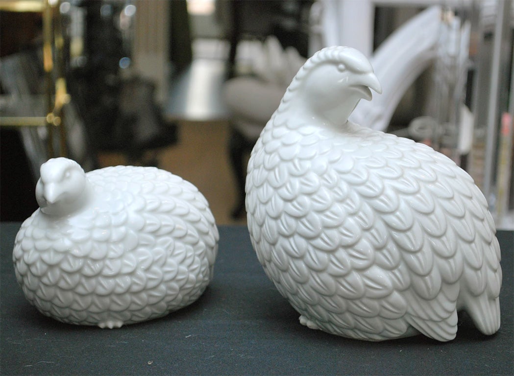 Pair of Porcelain Pheasants