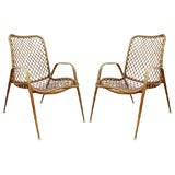 Pair of Resin Chairs by Troy Sunshade Company