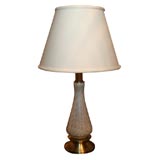 Murano Lamp with silver and gold flecks