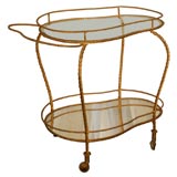 1940's Gold Rope and Tassle Tea Cart