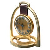 Vintage Rare Hermes equestrian Clock