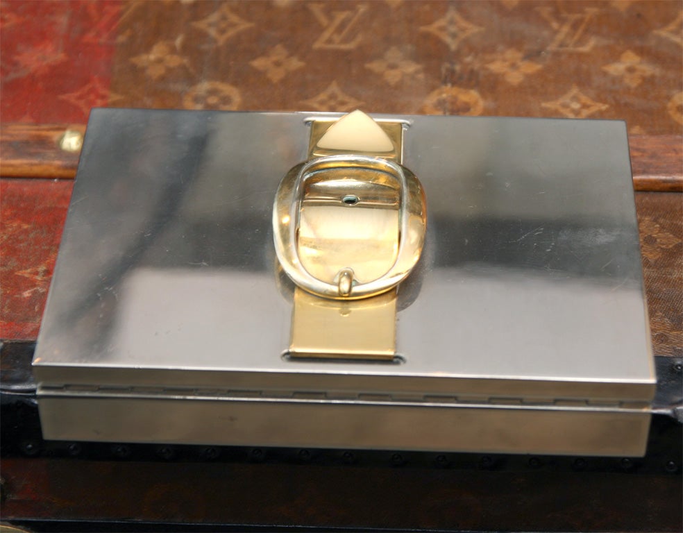 Mid-20th Century Hermes Belt Strap Box For Sale