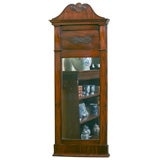 Continental, Neoclassical style mahogany mirror