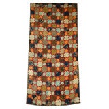 RARE & UNUSUAL AMERICAN HAND HOOKED !9THC RUNNER RUG