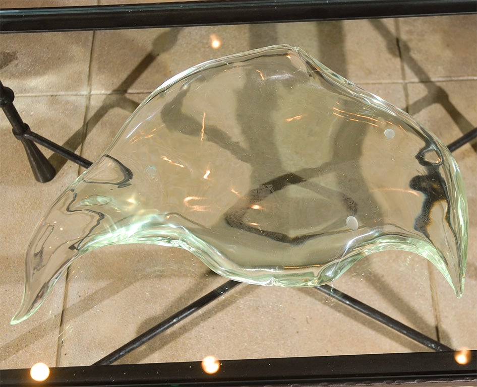 Italian Seguso Glass Sculpture For Sale