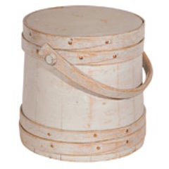 19th Century Original White Painted Furkin 1
