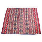 Antique RED AND BLUE  INDIAN BLANKET