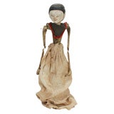 From Java, An Antique Wooden  Puppet