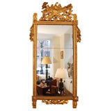 Louis XVI Giltwood Mirror