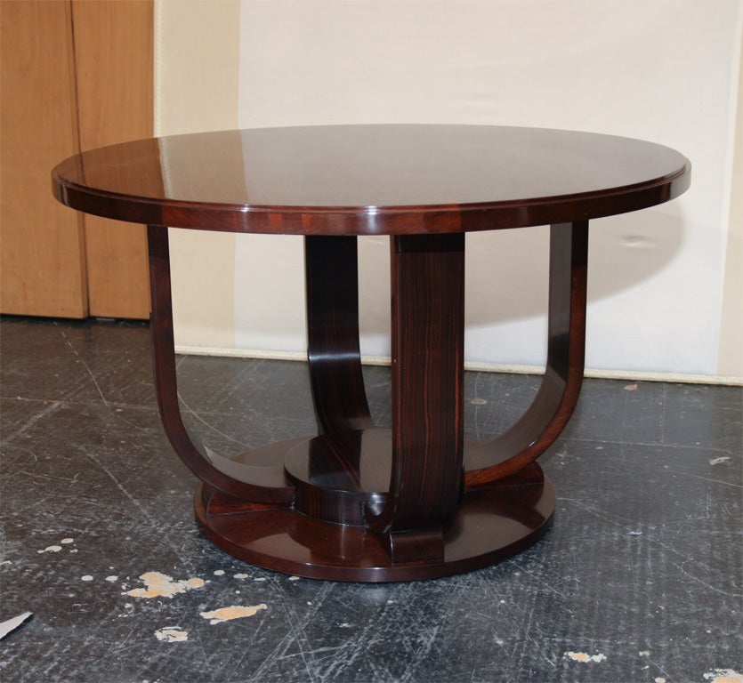 Mid-20th Century Art Deco Gueridon / Coffee Table, stamped Majorelle