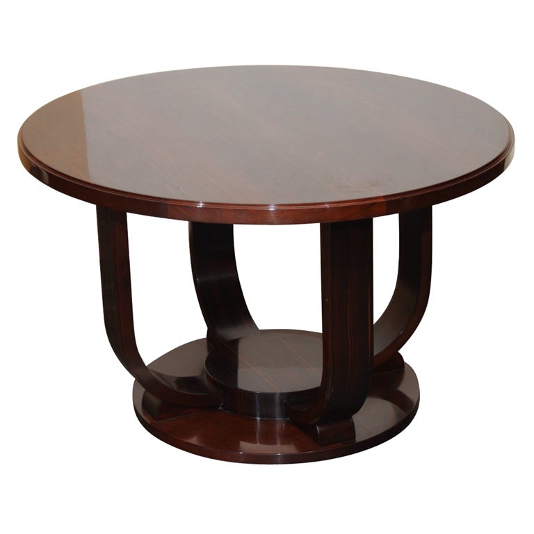 Art Deco Gueridon / Coffee Table, stamped Majorelle