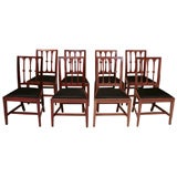Set 8 Sheraton Dining Chairs