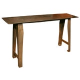 Industrial Iron Console Table
