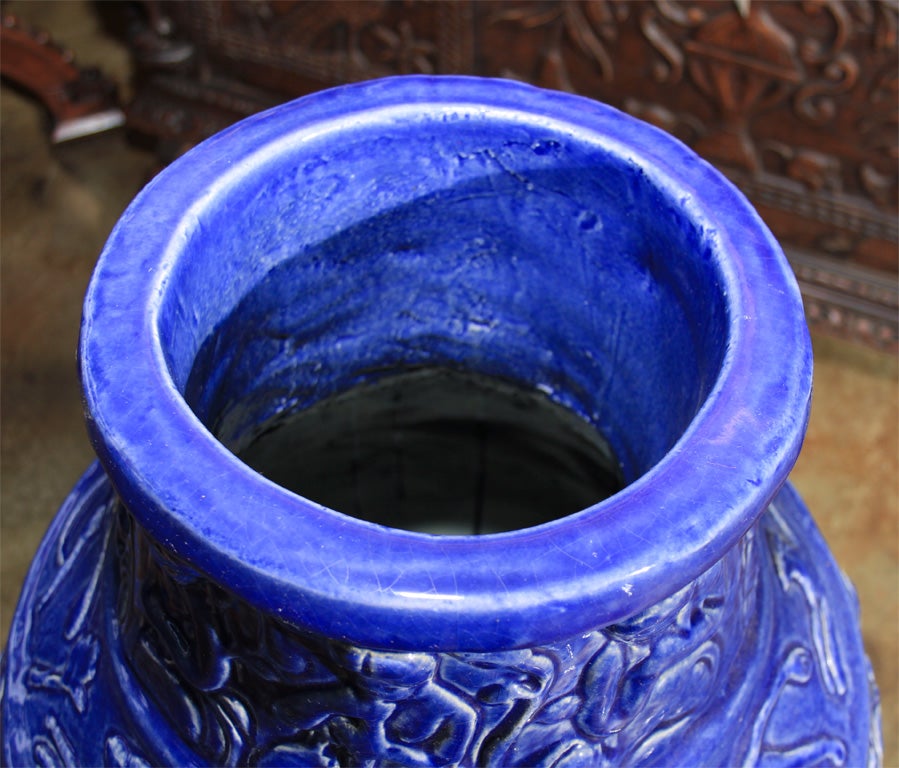 Gladding, McBean Co. Glazed Clay Jar For Sale 2